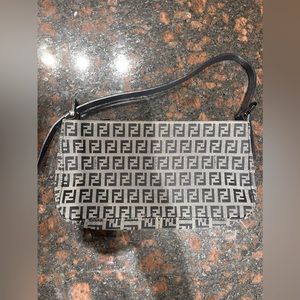 Authentic Fendi baguette shoulder bag